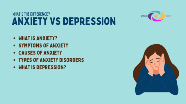 Anxiety Vs Depression What's the Difference? - Inner Sight Coach